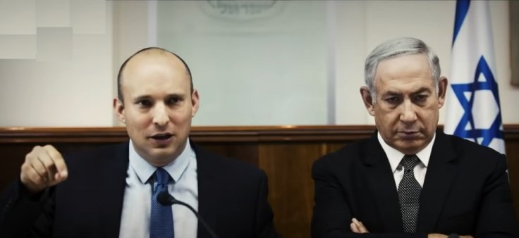 Naftali Bennett with Benjamin Netanyahu