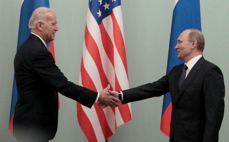 Joe Biden and Vladimir Putin