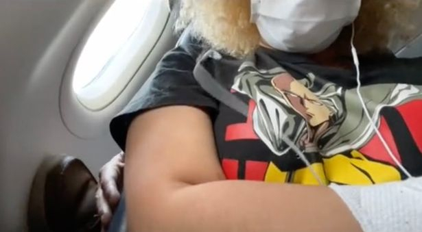 Man Gropes Woman Breast on Plane TikTok