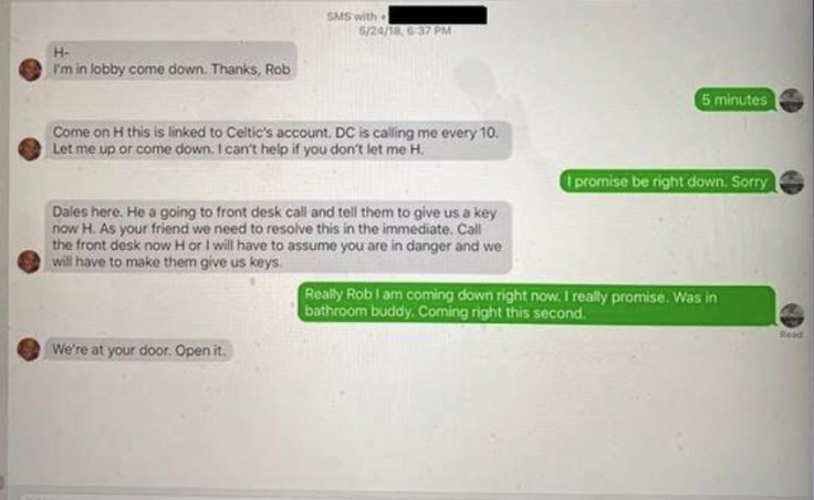Hunter Biden and Robert Savage's text conversation Hunter Biden and Robert Savage's text conversation