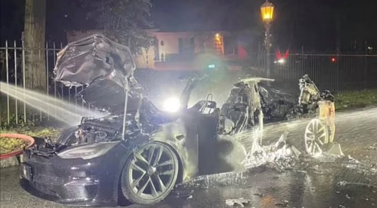 Tesla fire Tesla fire