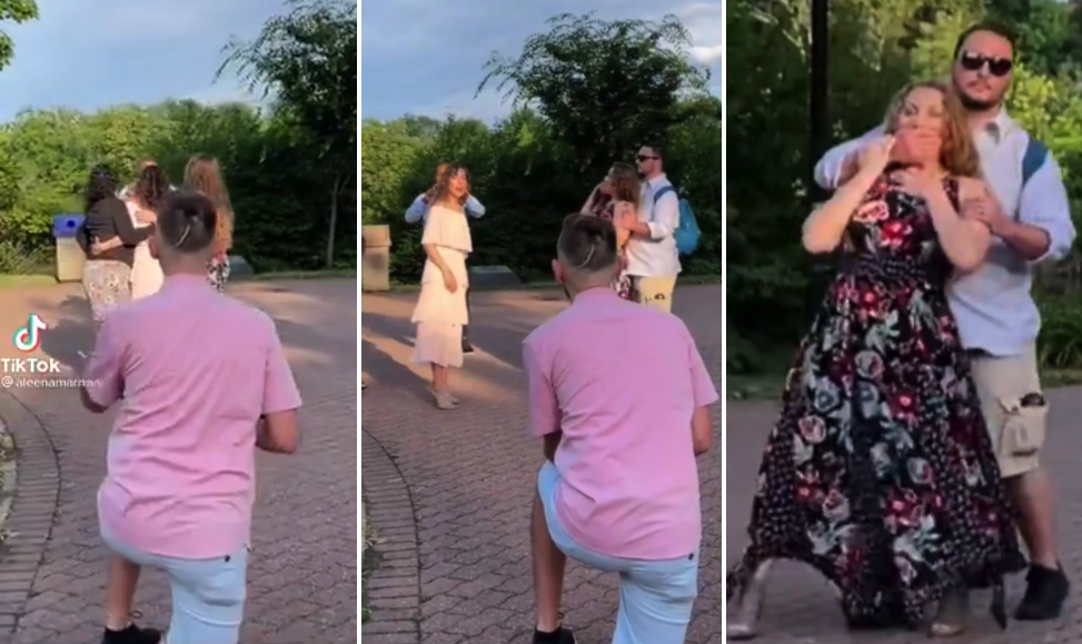 Man Stops 'Extra' Wife from Ruining Cousin's Proposal in Viral TikTok ...