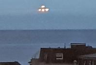 Triangle Shaped UFO Spotted in sea Britain