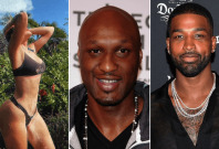 Khloe Kardashian, Lamar Odom and Tristan Thompson Khloe Kardashian, Lamar Odom and Tristan Thompson