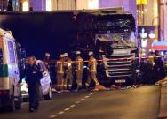 berlin terror attack as lorry plows into crowd killing 12