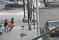 Mom saves son Mom saves son