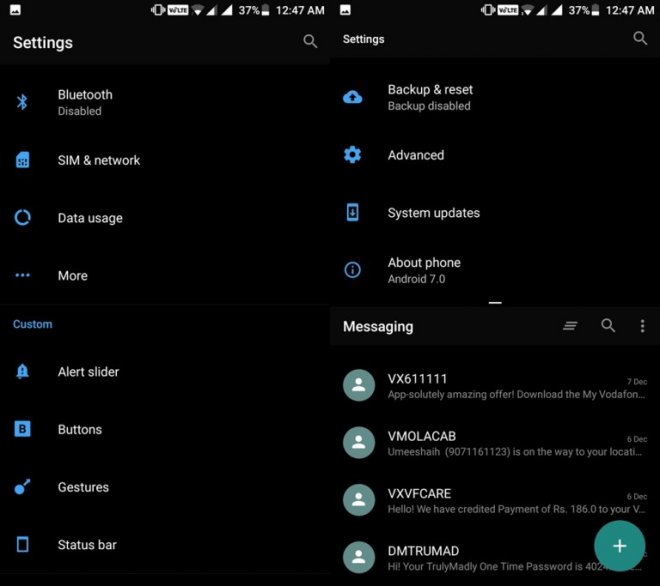 OnePlus 3T Android 7.0 Nougat OTA