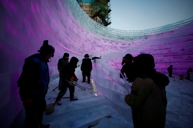 In Pictures: It's snow time! Chinese city glitters at Harbin International Ice and Snow Sculpture Festival