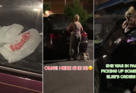 Uber Eats driver Uber Eats driver