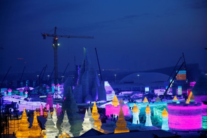 In Pictures: It's snow time! Chinese city glitters at Harbin International Ice and Snow Sculpture Festival