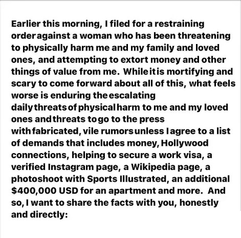 Kinnaman's Instagram post Kinnaman's Instagram post