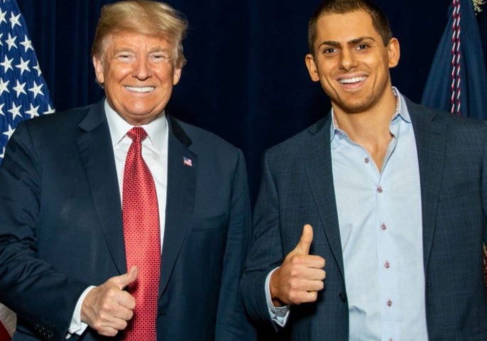 Anton Lazzaro with Donald Trump Anton Lazzaro with Donald Trump