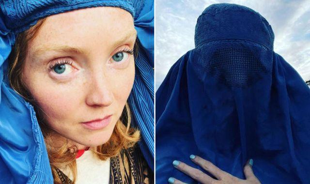 British Model Lily Cole Criticised For Posing In an Afghani Burqa British Model Lily Cole Criticised For Posing In an Afghani Burqa