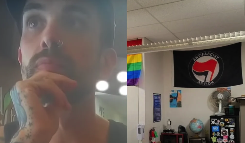 California Teacher Fired After Bragging About Having Antifa Flag In His Classroom Turning Students Into Revolutionaries In Undercover Video