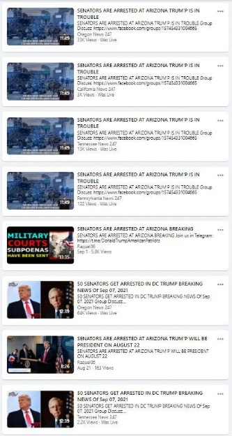 Fake news screenshot Fake news screenshot