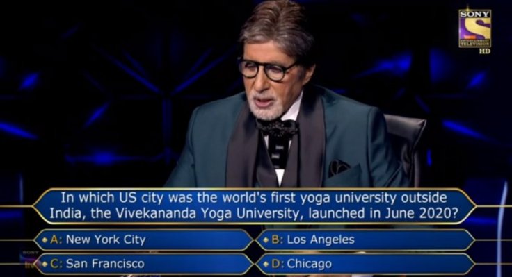 KBC's question on Vivekananda Yoga University