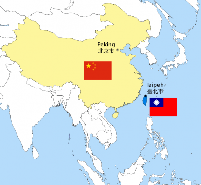: Peopleâ€™s Republic of China and Republic of China (Taiwan).