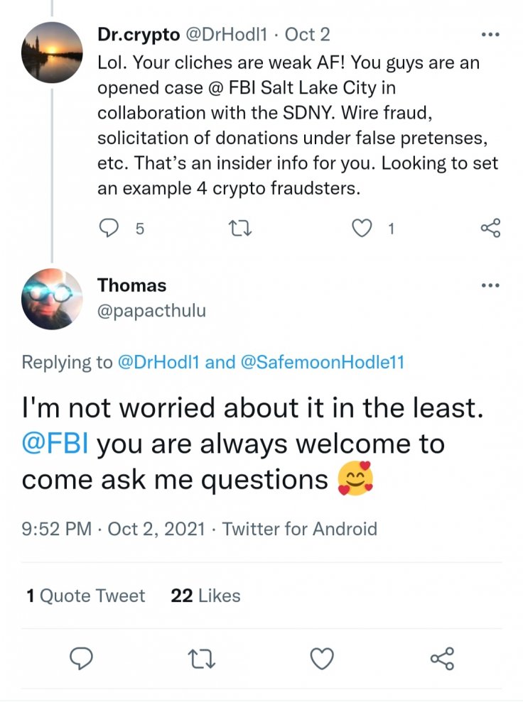 SafeMoon Thomas Smith is not a fraud SafeMoon Thomas Smith is not a fraud