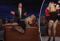 Madonna flashing and gyrating Madonna flashing and gyrating