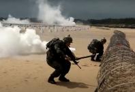 Chinese military conducts beach landing drills near Taiwan