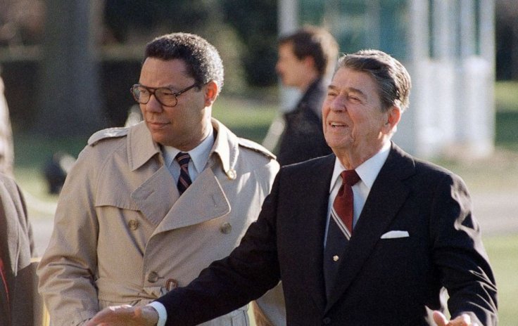 Powell with Ronald Reagan Powell with Ronald Reagan