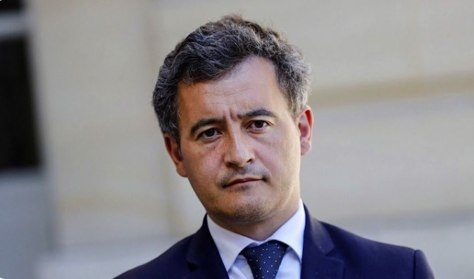 Interior minister Gerald Darmanin 