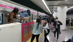 Scenes from Tokyo commuter attack