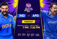 India vs Afghanistan Live Cricket Online for Free