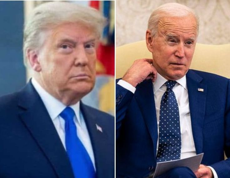 Donald Trump and Joe Biden