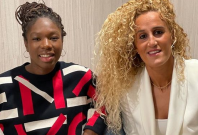 Aminata Diallo (L) and Kheira Hamraoui (R) Aminata Diallo (L) and Kheira Hamraoui (R)