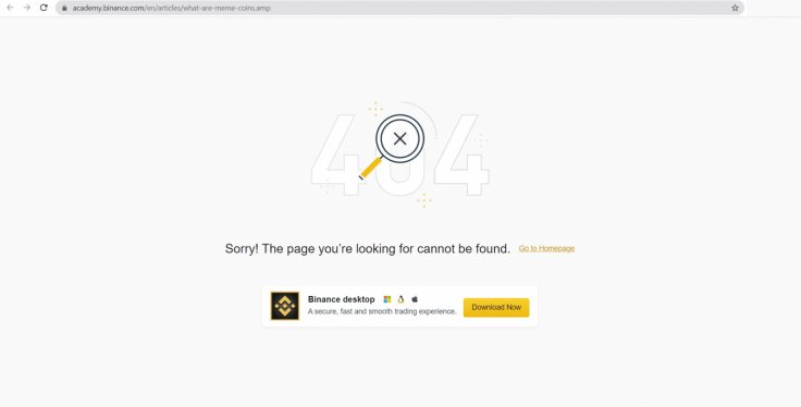 Academy Binance deletes article about Dogelon Mars