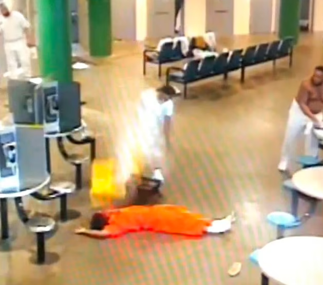 Footage of the attack Footage of the attack