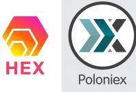 HEX listed on Poloniex trading exchange platform