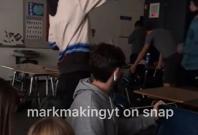 Panicking students Panicking students