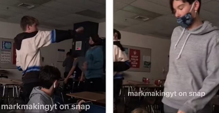 Students trapped Students trapped