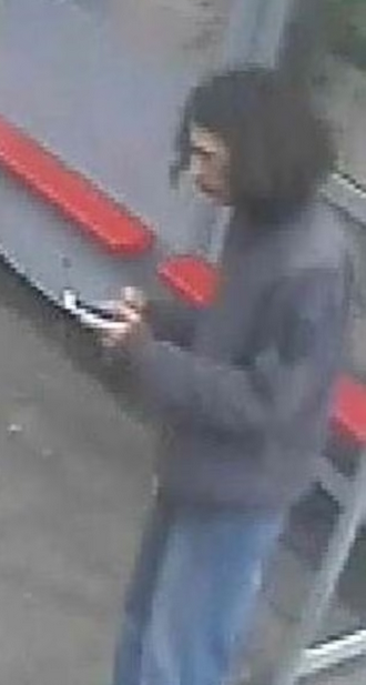 CCTV footage image of the suspect