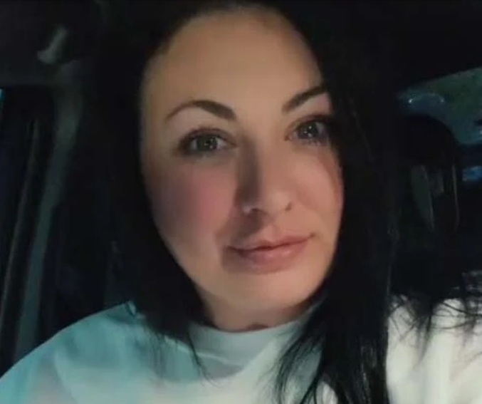 The embarrassed woman