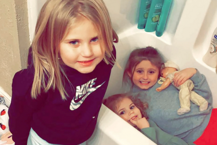 Annistyn Rackley (far right) pictures with her sisters Annistyn Rackley (far right) pictures with her sisters