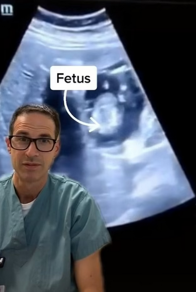 Dr Michael Narvey in his TikTok video Dr Michael Narvey in his TikTok video