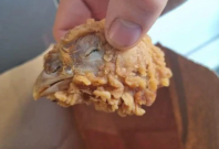 Chicken head found in KFC meal