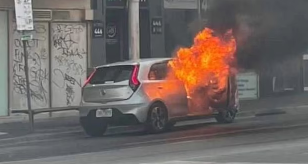 A man set fire to himself and his car over vaccine mandates in Australia