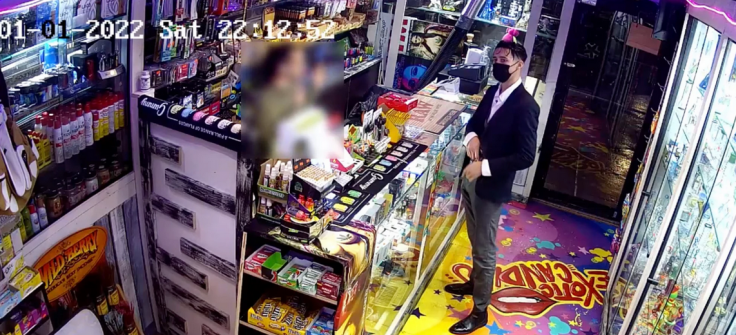 Footage of the robbery Footage of the robbery