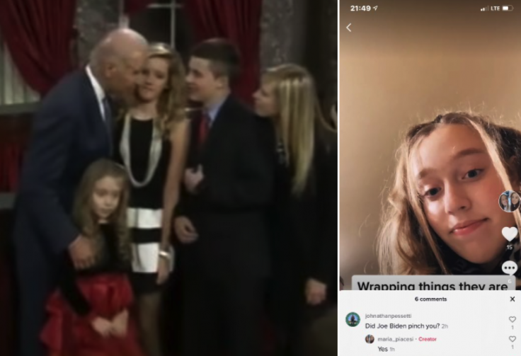 Joe Biden and Maria Piacesi