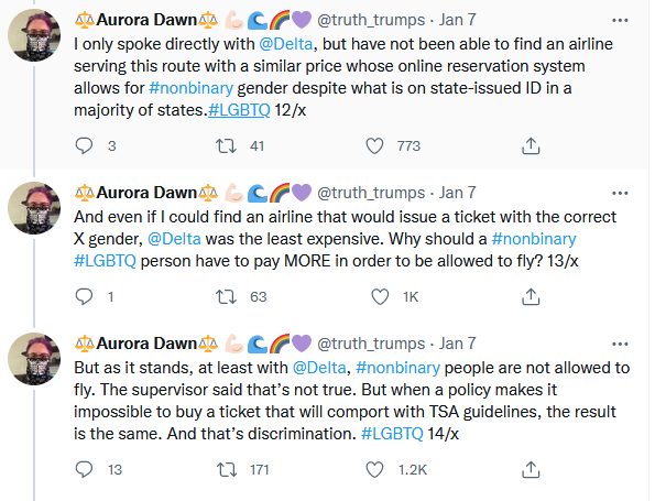 Dawn Henry's thread of tweets