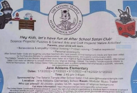 Satanic flyers found in lobbies of schools Satanic flyers found in lobbies of schools