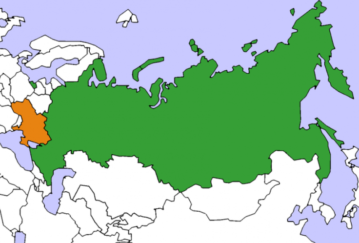 Russia, Ukraine map