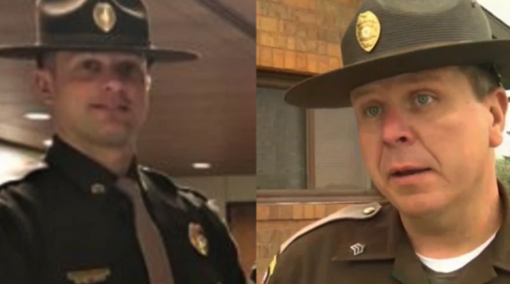 Steven Johnson and Sergeant Travis Skar Steven Johnson and Sergeant Travis Skar