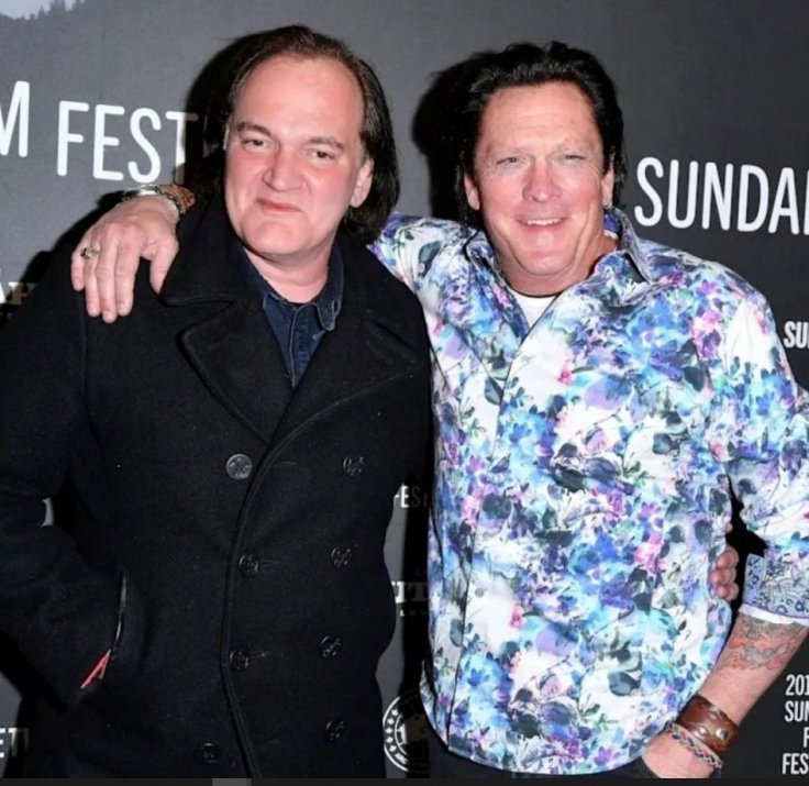 Quentin Tarantino with Michael Madsen