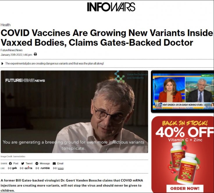 Vaccines false claim Vaccines false claim