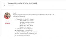 OxygenOS 4.0.1 Nougat OTA for OnePlus 3T